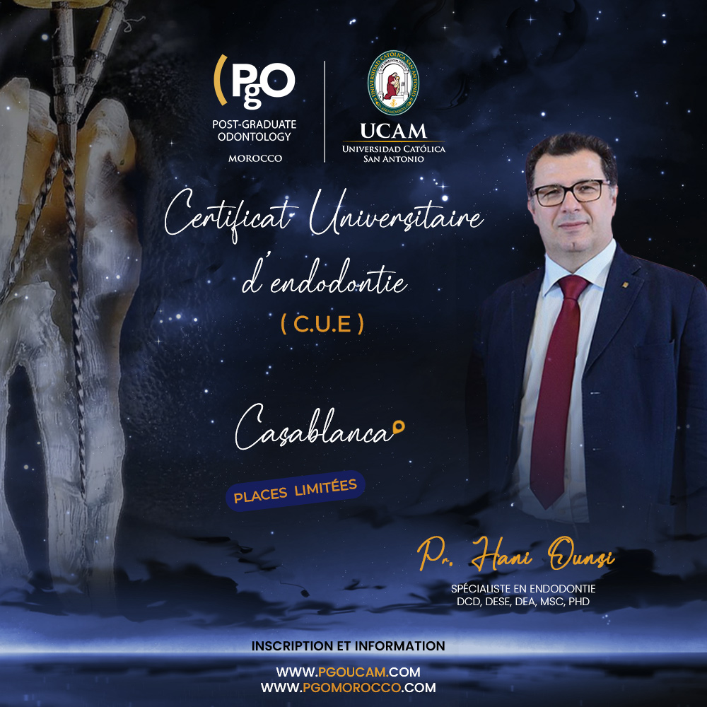 Certificat Universitaire d’endodontie (CUE)